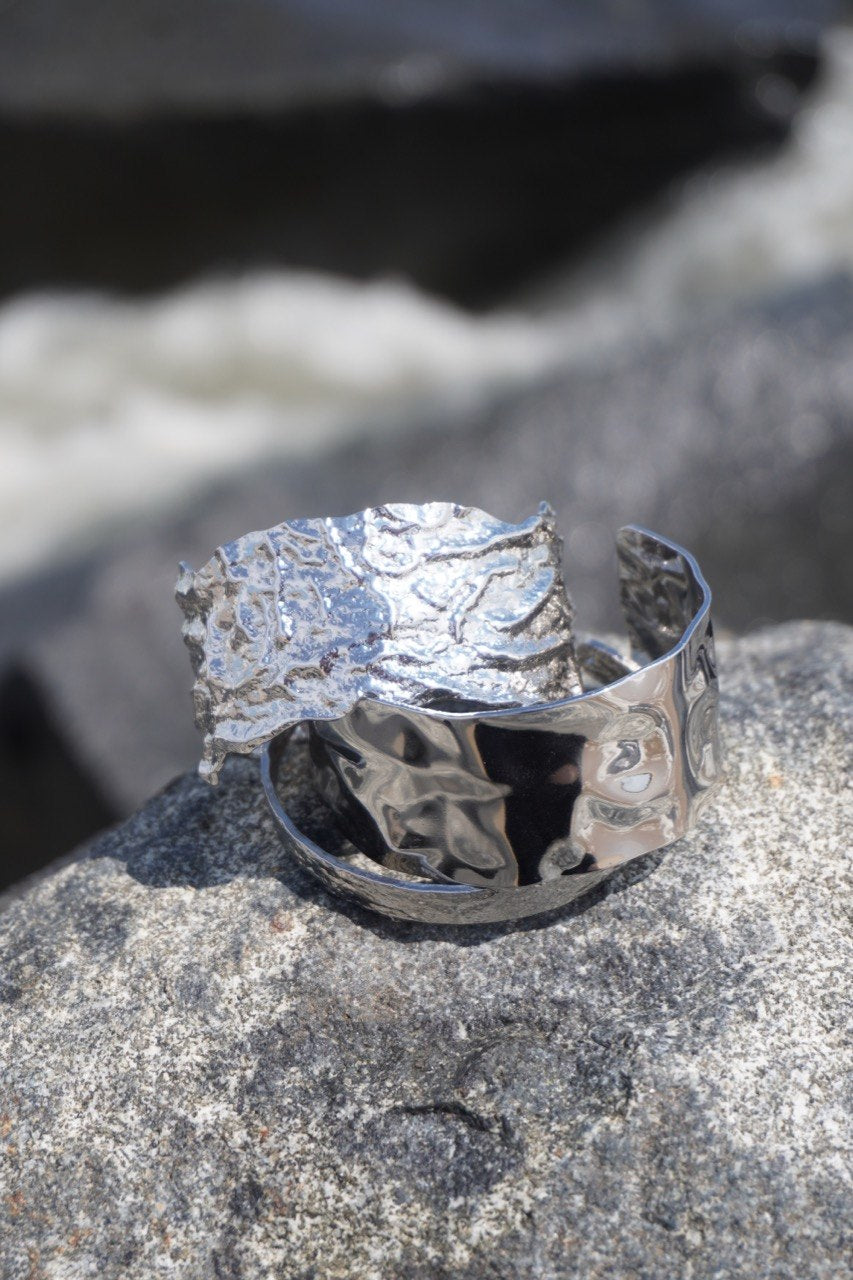 Wave moods - set of 3 statement cuffs