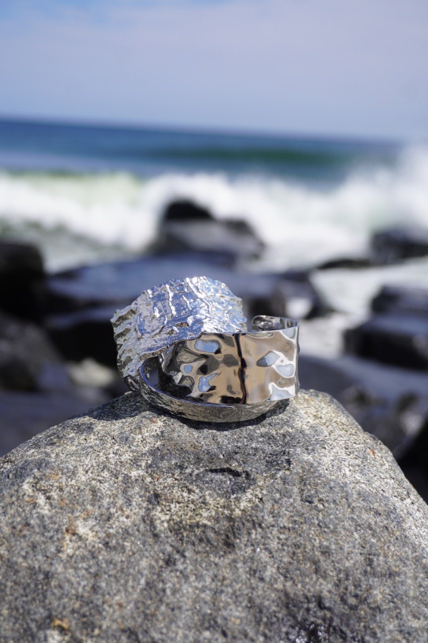 Wave moods - set of 3 statement cuffs